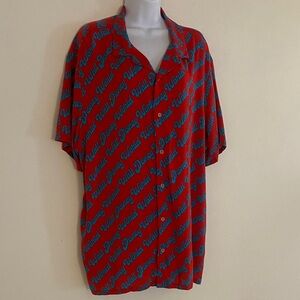 DISNEY WORLD BUTTON DOWN SIZE XL